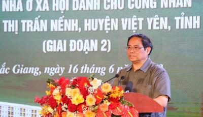 Thủ tướng Chính phủ Phạm Minh Chính dự lễ khởi công...